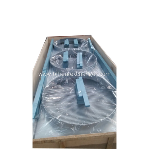 CNG Compressor Heat Exchanger with Fan Guard